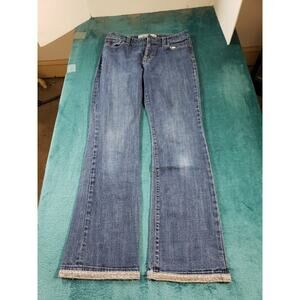 Gap Jeans Sz 6 Womens Blue Stretch Pants Denim Ladies Mid Rise Curvy Bootcut
